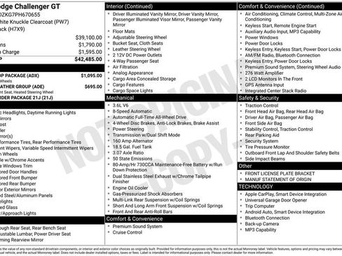 Used 2023 Dodge Challenger GT w/ Blacktop Package AWD/4WD image 47