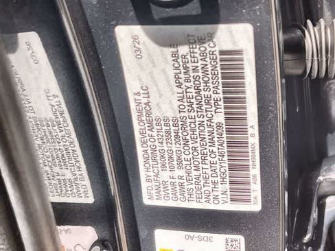 Certified 2026 Honda Accord SE image 22