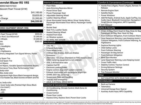 Used 2022 Chevrolet Blazer RS image 5