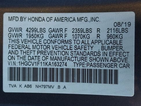 Used 2019 Honda Accord LX image 33