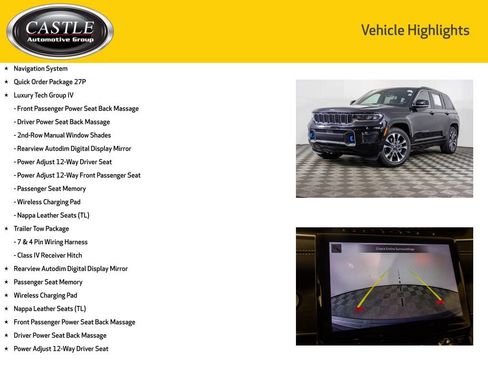Used 2024 Jeep Grand Cherokee Overland w/ Luxury Tech Group IV AWD/4WD image 3