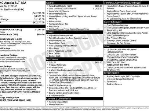 Used 2020 GMC Acadia SLT w/ Driver Alert Package II AWD/4WD image 28
