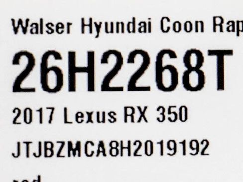 Used 2017 Lexus RX 350 AWD w/ Premium Package image 29