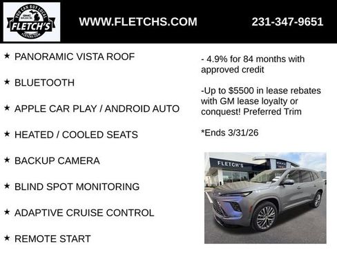 New 2026 Buick Enclave Avenir w/ Super Cruise Package image 2