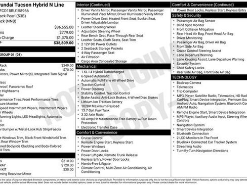 Used 2024 Hyundai Tucson N Line AWD/4WD image 16