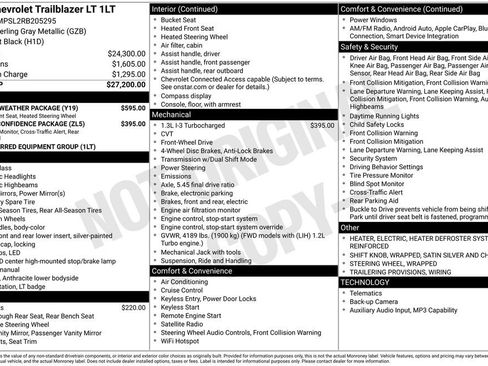 Certified 2024 Chevrolet TrailBlazer LT w/ LT Cold Weather Package FWD image 5