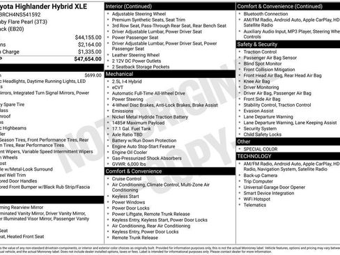 Used 2022 Toyota Highlander XLE image 12