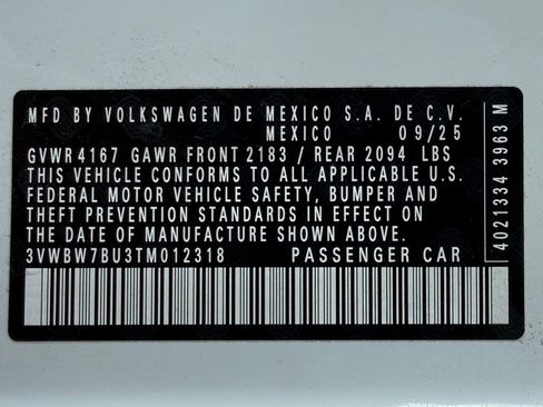 New 2026 Volkswagen Jetta Sport FWD image 42