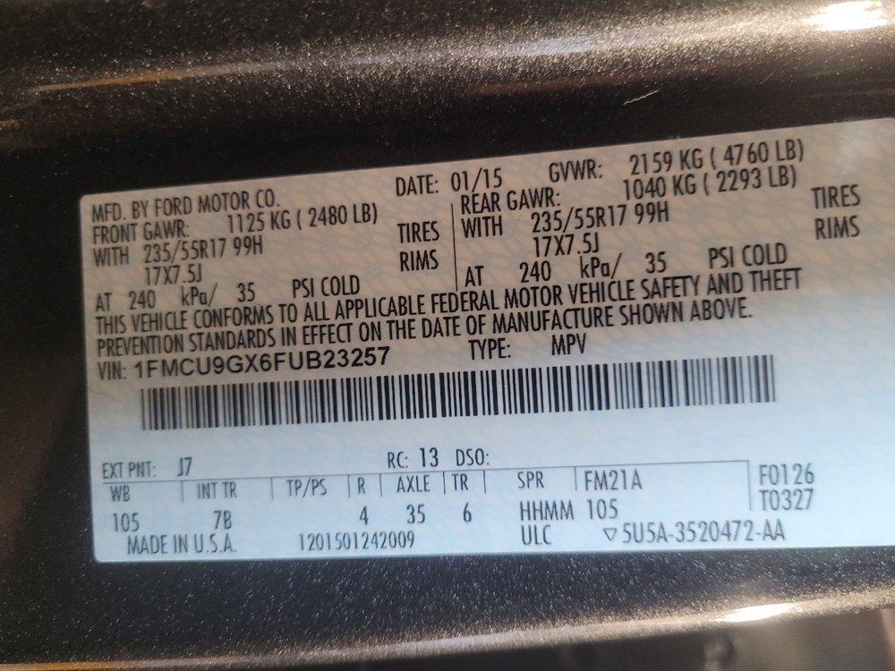 Used 2015 Ford Escape SE AWD/4WD image 33