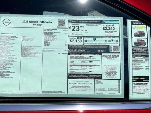 New 2026 Nissan Pathfinder SV image 18