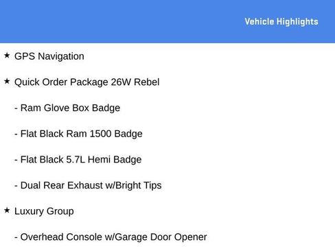 Used 2017 RAM 1500 Rebel w/ Luxury Group AWD/4WD image 5