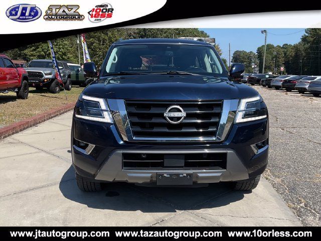 Used 2021 Nissan Armada SL w/ Captain's Chairs Package AWD/4WD image 2