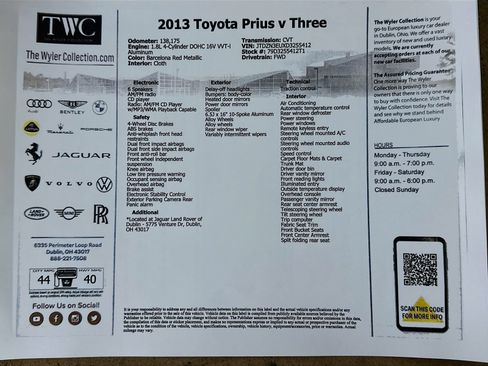 Used 2013 Toyota Prius V Three FWD image 43