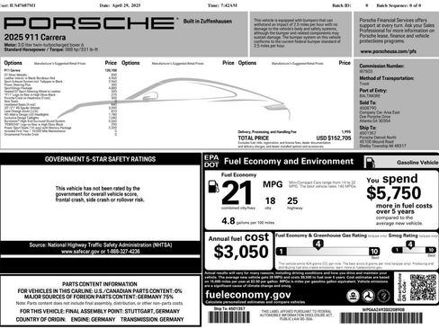 Used 2025 Porsche 911 Carrera image 35