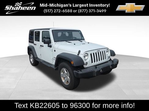 Used 2018 Jeep Wrangler Unlimited Sport S AWD/4WD image 1