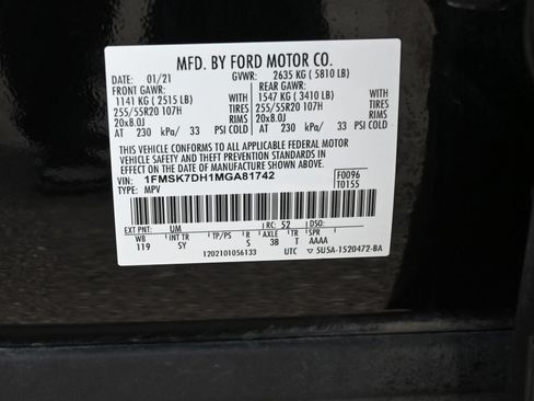 Used 2021 Ford Explorer XLT w/ Equipment Group 202A RWD image 27