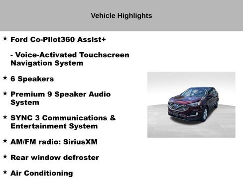 Used 2019 Ford Edge SEL w/ Equipment Group 201A AWD/4WD image 16