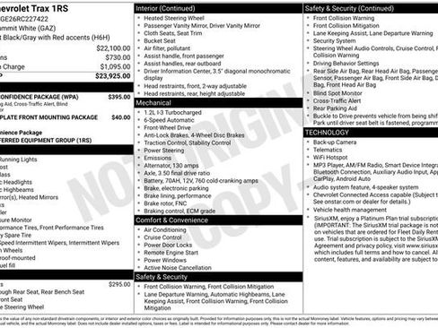 Used 2024 Chevrolet Trax RS w/ Driver Confidence Package FWD image 31