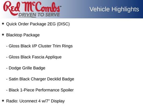 Used 2019 Dodge Charger SXT w/ Blacktop Package RWD image 3