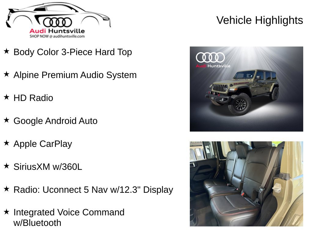 Used 2025 Jeep Wrangler Unlimited Rubicon AWD/4WD image 12