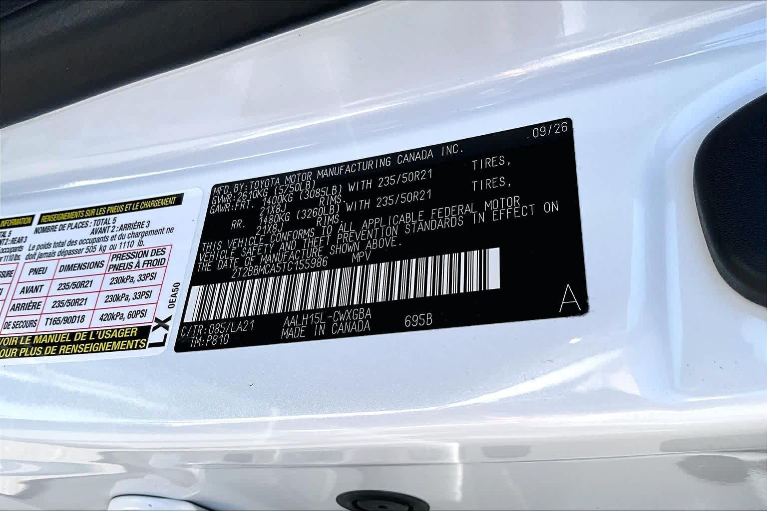 New 2026 Lexus RX 350 w/ Convenience Package AWD/4WD image 17