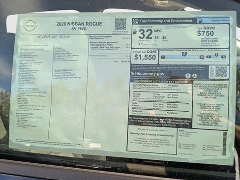 New 2026 Nissan Rogue SV image 16