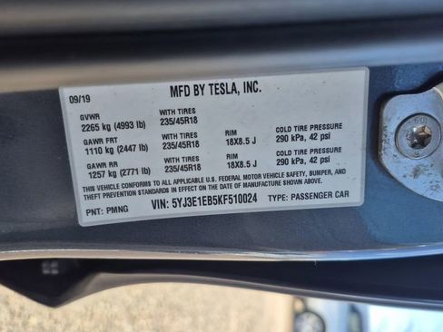 Used 2019 Tesla Model 3 Long Range image 24