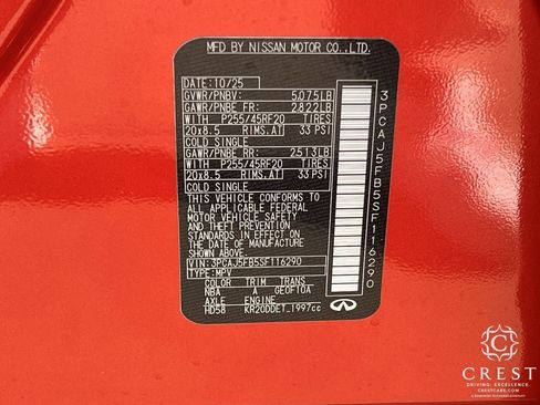 Certified 2025 INFINITI QX50 Sport image 32