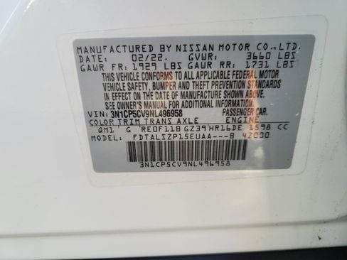 Used 2022 Nissan Kicks SV FWD image 29