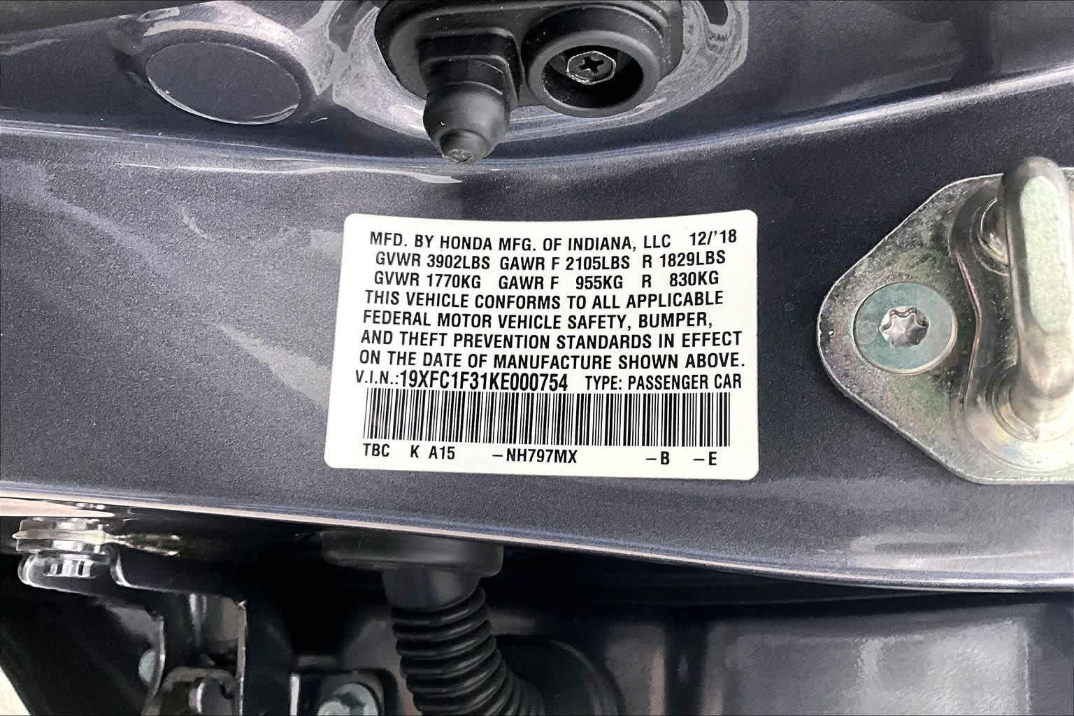 Used 2019 Honda Civic EX image 34
