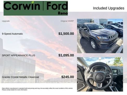 Used 2020 Jeep Compass Sport AWD/4WD image 3