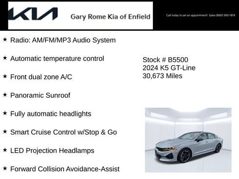 Certified 2024 Kia K5 GT-Line AWD/4WD image 21