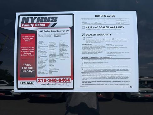 Used 2019 Dodge Grand Caravan SXT FWD image 49