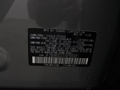 New 2026 Subaru Outback Limited XT image 35