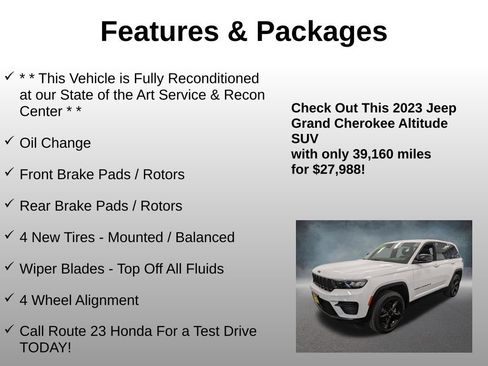 Used 2023 Jeep Grand Cherokee Altitude AWD/4WD image 4