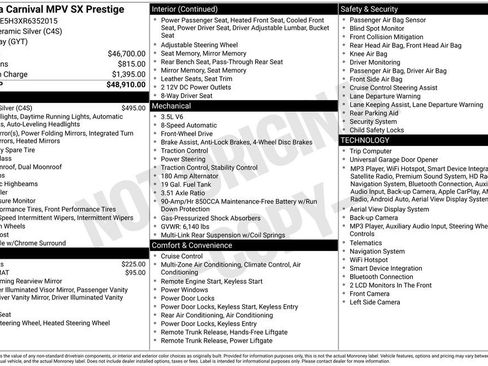 Used 2024 Kia Carnival SX Prestige FWD image 9