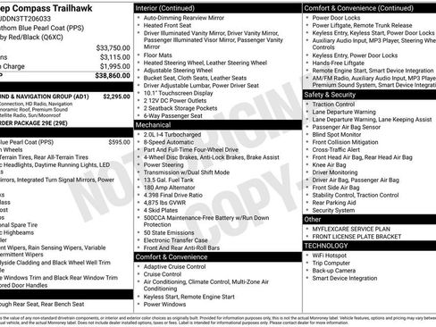 New 2026 Jeep Compass Trailhawk w/ Sun, Sound & Navigation Group AWD/4WD image 3
