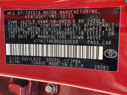 Used 2024 Toyota Camry XSE w/ Driver Assist Package FWD image 30