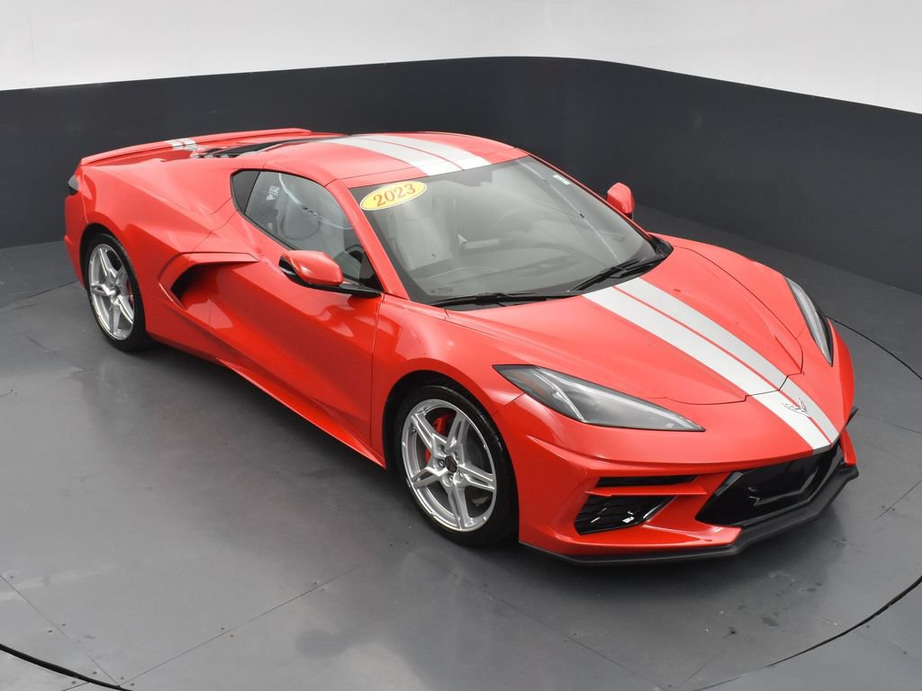 Used 2023 Chevrolet Corvette Stingray Coupe w/ Chrome Exterior Badge Package RWD image 41