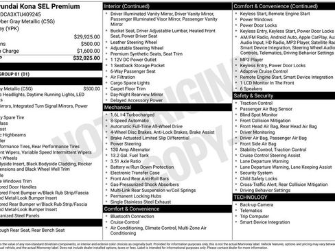 New 2026 Hyundai Kona SEL Premium AWD/4WD image 6
