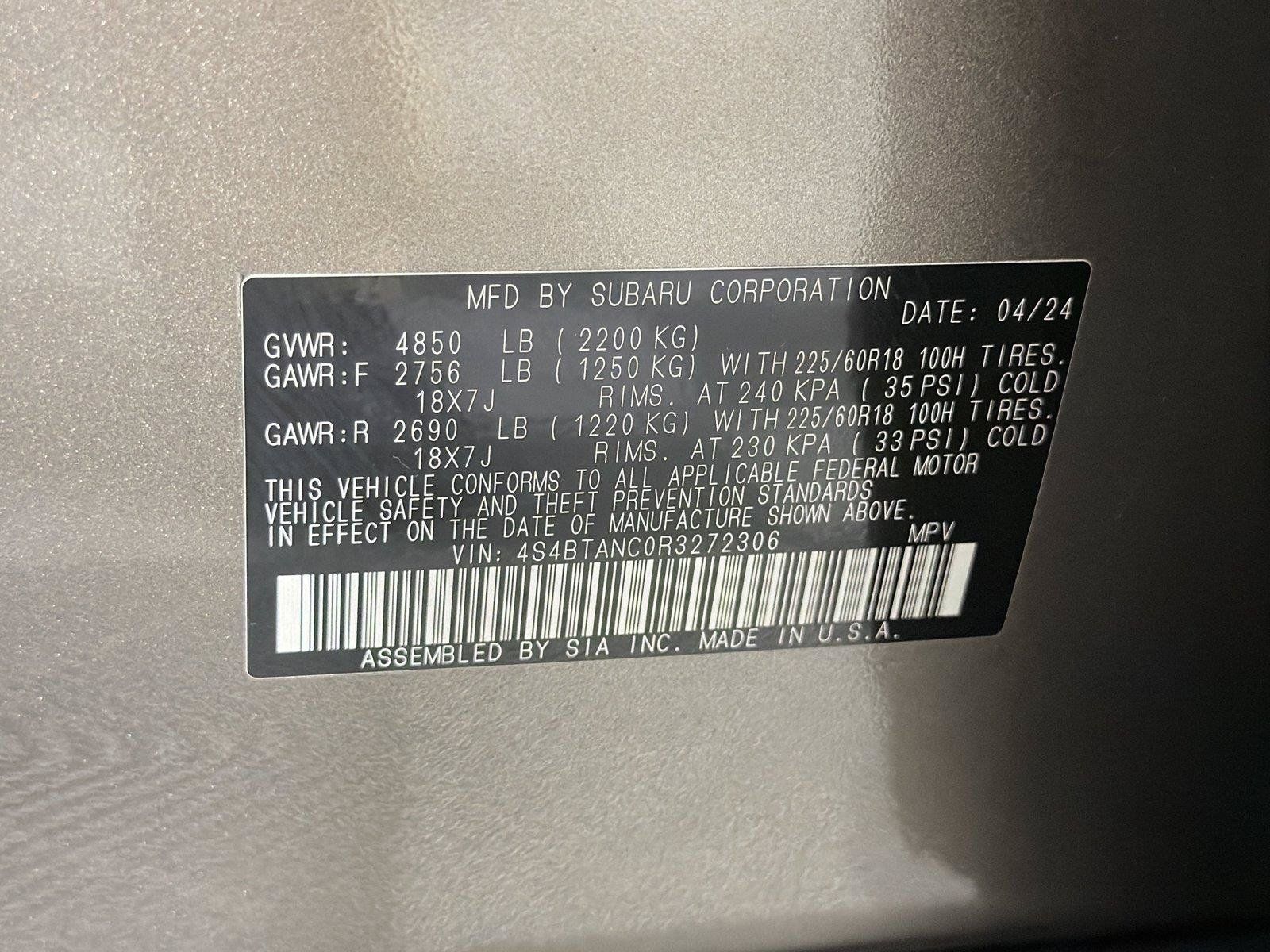 Used 2024 Subaru Outback Limited w/ Popular Package #2 AWD/4WD image 34