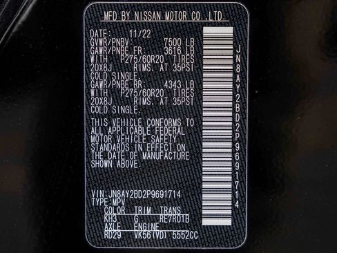 Certified 2023 Nissan Armada SL image 32