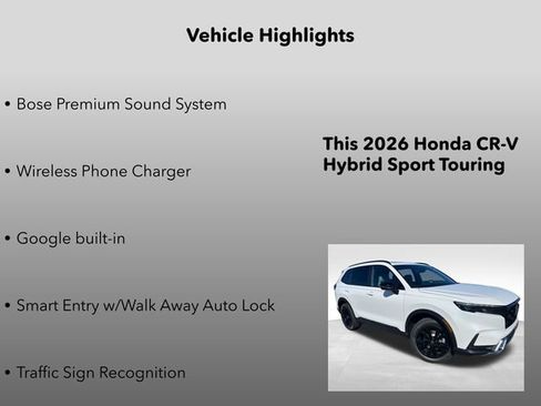 New 2026 Honda CR-V Sport Touring image 20