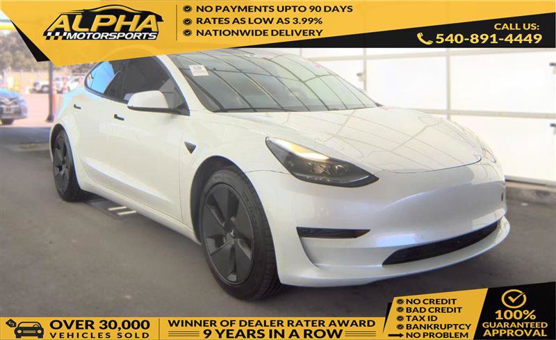 Used 2021 Tesla Model 3 Standard Range Plus RWD image 1