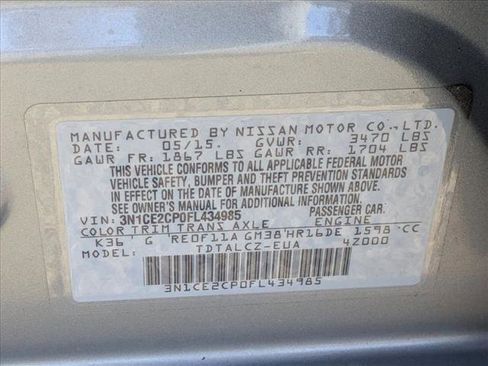 Used 2015 Nissan Versa Note S Plus image 22