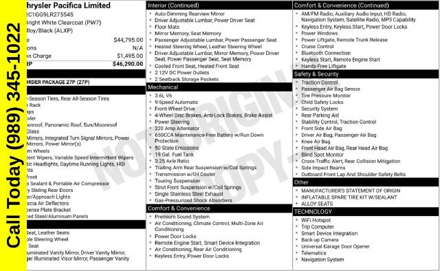 Used 2020 Chrysler Pacifica Limited FWD image 2
