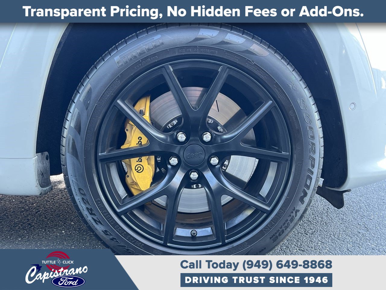 Used 2018 Jeep Grand Cherokee Trackhawk w/ Trailer Tow Group IV AWD/4WD image 17