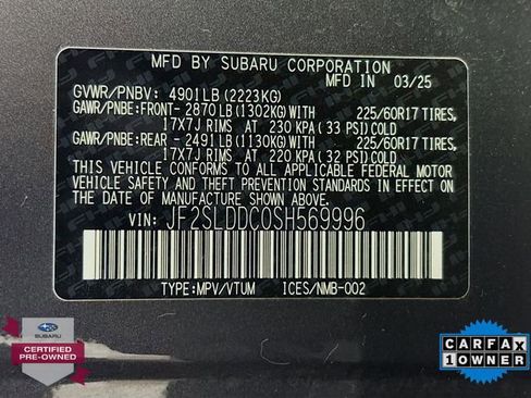 Certified 2025 Subaru Forester Premium image 32