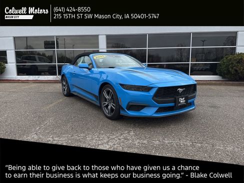Used 2025 Ford Mustang Premium w/ Wheel & Stripe Package RWD image 1