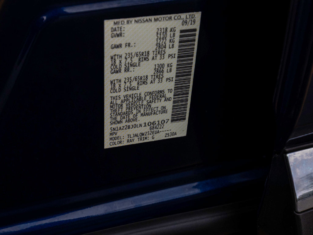Used 2020 Nissan Murano SV FWD image 16